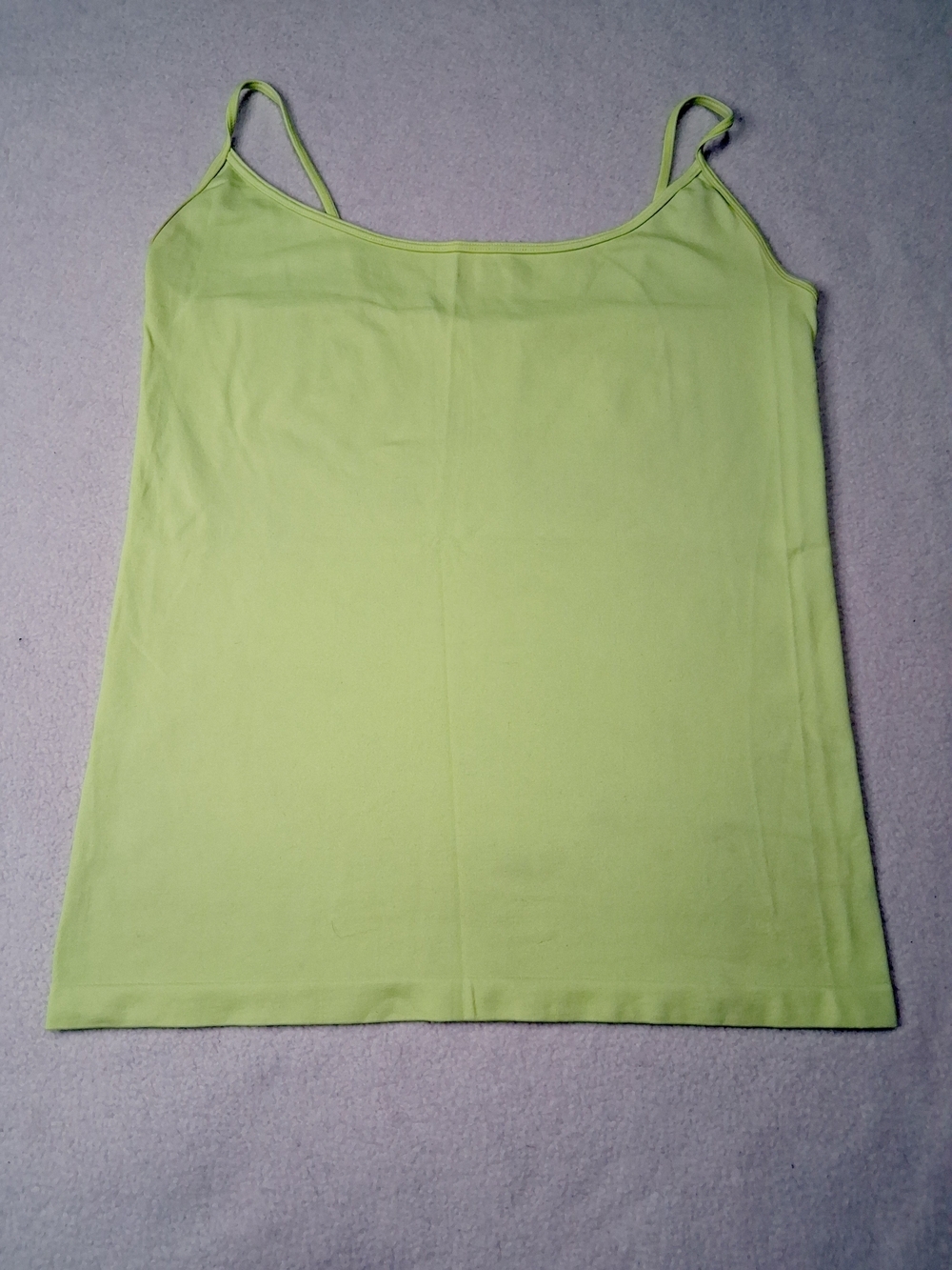 4/20$ Women’s Lime Green Yellow Cami Tank Top Med/lrg